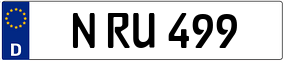 Truck License Plate